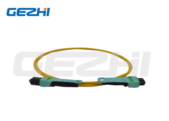 Câble optique 1M 2M 3M 5M 10m de fibre de corde de correction du SM OS2 G652D/G657A1 MPO de fabrication