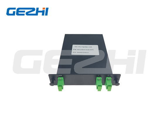 Type diviseur optique de cassette de LGX de PLC de boîte d'ABS de fibre du diviseur 1x2 de PLC de FTTH