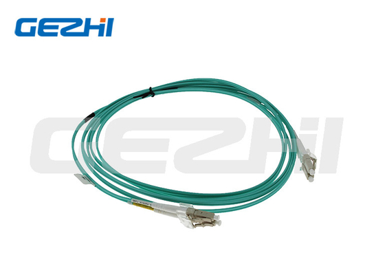 Le duplex LC à la correction du câble OM3 de correction de fibre de LC attachent 1M/2M/3M Customized