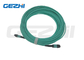 LC OM3 MPO Cordon de patch en fibre optique PVC / LSZH Pour les télécommunications / les centres de données