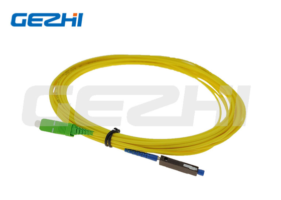 Simplex MU à la série de câble de correction de corde de correction de fibre de connecteur de SC pour le réseau de données