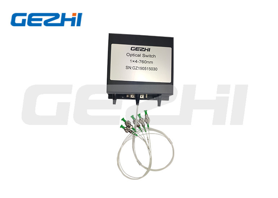acheter Commutateur à fibre optique 1x4 avec temps de commutation rapide Longueur personnalisée online manufacture