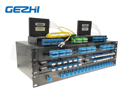 acheter 100GHz 4 8 16 18 multiplexeur optique passif de module de la Manche DWDM Mux Demux online manufacture