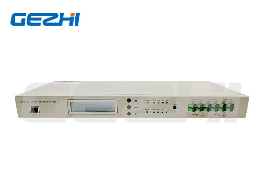 acheter Système de protection de ligne optique OLP 1U 1+1 avec haute vitesse de commutation et connecteur SC APC pour une protection fiable des lignes de fibres fabrication en ligne