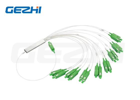 acheter 1x16 SC Connecteur vert à faible perte d'insertion 0,9 mm Mini Tube Splitter PLC online manufacture