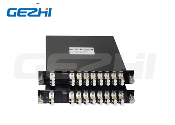 acheter Le module CH41-CH48 de 8CH DWDM Mux Demux conjuguent la fibre LGX avec des connecteurs en métal online manufacture