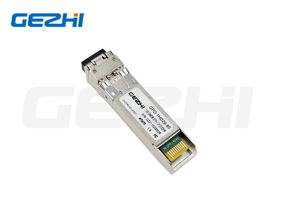 acheter Émetteur-récepteur optique 10G SFP+ avec 80 km de distance de transmission, surveillance diagnostique numérique et débit de données 10 Gbps pour les réseaux Ethernet fabrication en ligne