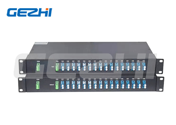 acheter 16 canaux C21-C36 FMU à double fibre 1U montage à support, port d'expansion LC/UPC DWDM Mux Demux online manufacture