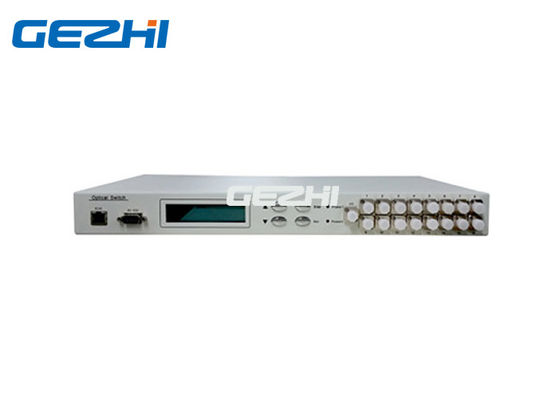 acheter 1U commutateurs optiques de fibre multi de la Manche 1x16 de bâti de support de 19 pouces online manufacture