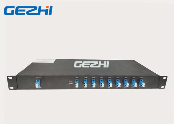 acheter WDM brut du demux 8CH de mux de la fibre 1U 1x8 1310nm de LC UPC deux online manufacture