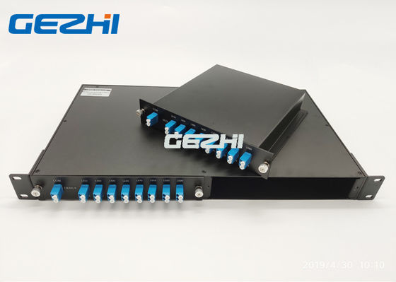 acheter 2 pouce 1U des cartes 19 conjuguent multiplexeur de passif de la fibre 1x16 CWDM online manufacture