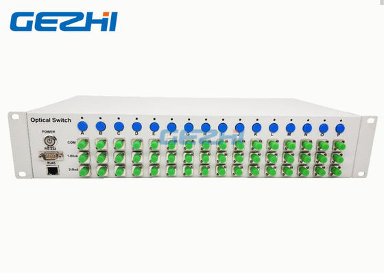 acheter Le support de Benchtop a monté 16 paires de 1x2 d'équipement de commutateur optique online manufacture