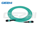0.5/1/2/3m ou câble adapté aux besoins du client de correction de MPO, MPO raccordent les connexions à haute densité du câble OM3