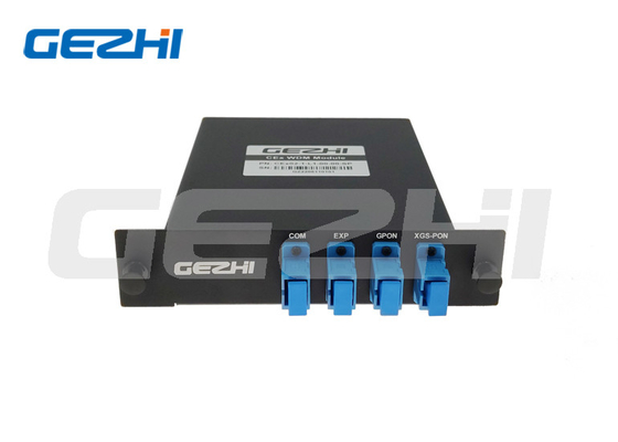 Cassette de multiplexeur de WDM de filtre de WDM1R GPON 1310/1490 XGS-PON 1270/1577nm