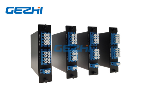 Le multiplexeur optique du duplex CWDM de CWDM Mux Demux 8CH pour s'ajoutent/baisses