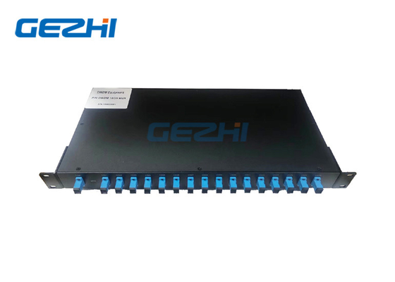 connecteur CWDM Mux Demux de 1x16 SC/UPC pour le système optique de mise en réseau