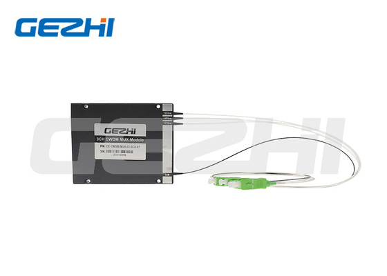 3 fibre simple 1470nm 1490nm 1510nm 1530nm de module de diviseur de la Manche CWDM