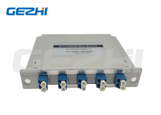 8 canaux faible perte d'insertion haute stabilité module DWDM Mux Demux dense WDM pour le centre de données