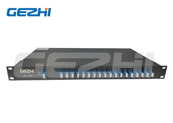 Module Mux Demux CWDM 18 canaux avec fibre duplex dans châssis rackable 19