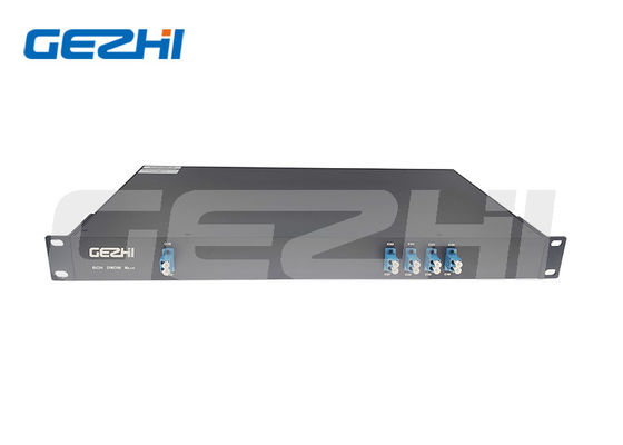 Module Mux Demux DWDM 8 canaux 100 GHz à faible perte d'insertion pour montage en rack de centre de données