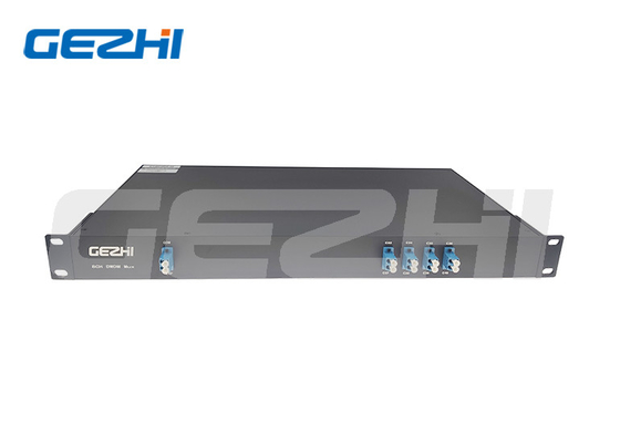 Le type Rackmount de bas de la perte par insertion 8 de la Manche 100Ghz DWDM de mux patchpanle de l'équipement 1U filtre le multiplexeur