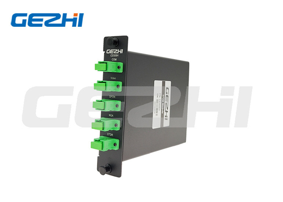 Filtre à faible perte d'insertion WDM GPON 1310/1490 XGS-PON 1270/1577 vidéo 1550 OTDR 1625nm WDM filtro wdm1r Module