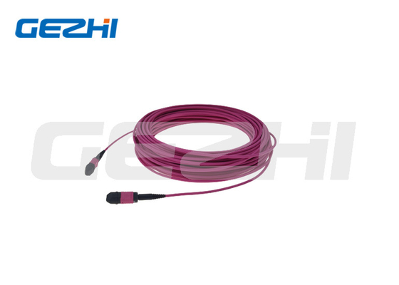 Tresse à plusieurs modes de fonctionnement de corde de correction de la série MPO LC de câble de correction du noyau OM4 de MPO 8