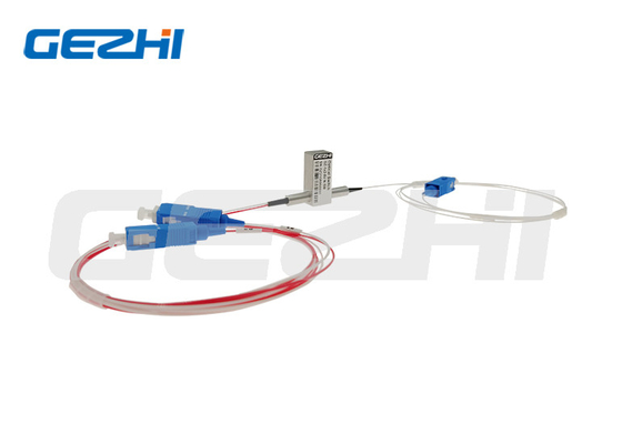 1X2 avec de Non-verrouillage optique mécanique du SM 1550nm 5V 0.5m du commutateur 1310//sans connecteur