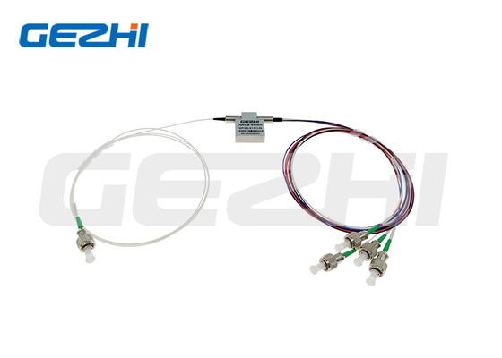 Commutateur 1x4T optique mécanique optique de fibre avec le connecteur de St de Sc FC LC