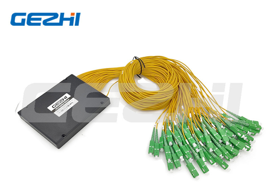 Module de fibre optique d'ABS de diviseur de PLC d'OEM 1x64 G657A1 SC/APC en forme de boîte