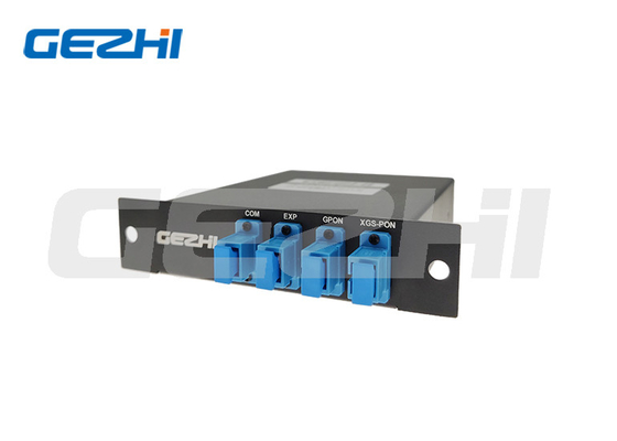 Cassette de multiplexeur de WDM de filtre de WDM1R GPON /XGS-PON pour le centre de traitement des données