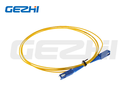 Sc optique recto/UPC de corde de correction de fibre de LSZH au Sc/à UPC pour le LAN/CATV