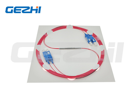 1310nm/1550nm coupleur de maintien de polarisation élevée de l'isolement 2X2 pour le réseau optique