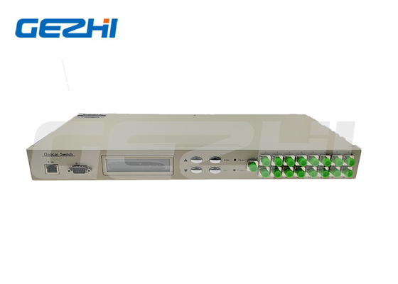 Mode unitaire et commutateur 1X16 optique Rackmount à plusieurs modes de fonctionnement pour des communications protégées