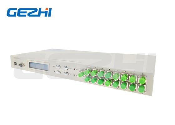 Module de commutateur optique 1x8 de 19 pouces avec interface RS232 et Ethernet