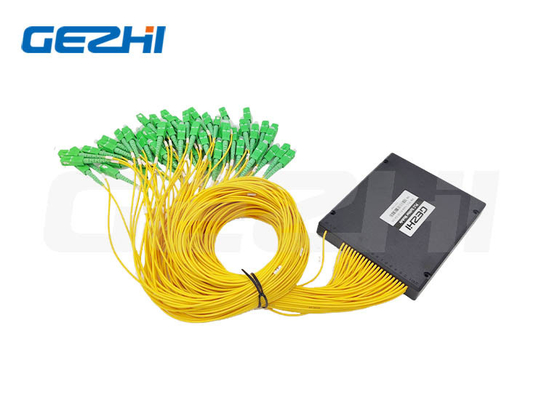 composants passifs optiques de fibre de diviseur de PLC 1X64 avec le type de cassette d'ABS