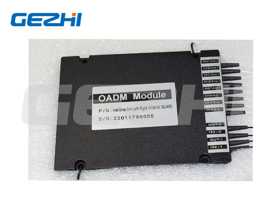 Double module optique de fibre DWDM OADM avec l'interface de Sc APC