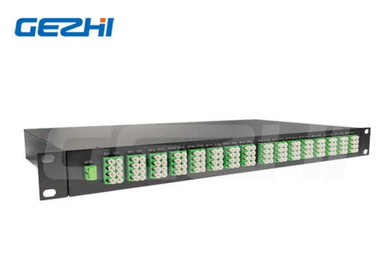 FTTH Stabilité de haute fiabilité 1x16 CATV Multiplexers superposés avec montage sur rack
