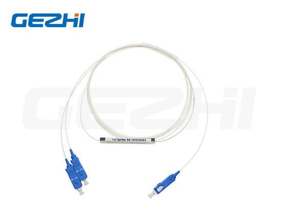 Stabilité de haute fiabilité 1x2 Mini Tube Type Splitter PLC à fibres