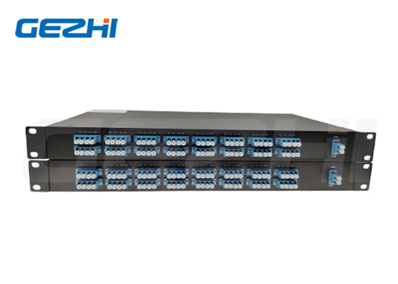 Multi-canal 40CH Filtre DWDM Mux Demux Multiplexeur avec 1RU 19 