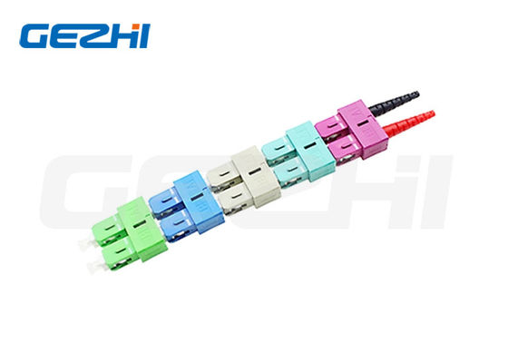 2.0mm 3.0mm FTTX SC UPC Kit de connecteur à fibre optique avec ferrules en céramique de précision pour les réseaux de télécommunications