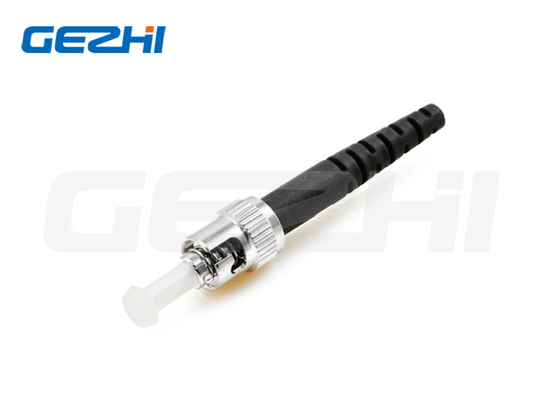 Connecteur FTTH à fibre optique ST UPC Connecteur simple à mode unique avec noir