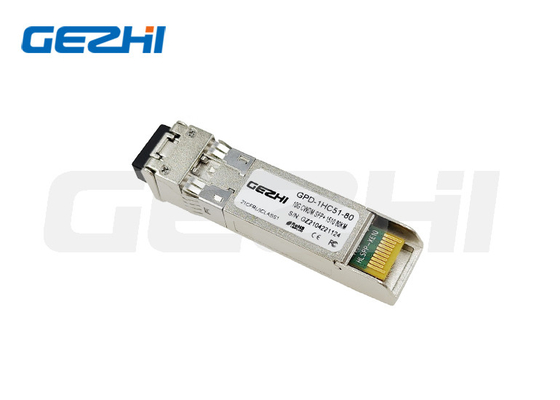 Module d'émetteur-récepteur optique CWDM de 10 Gbps SFP+ ZR 80km 1490nm SFP EML LD