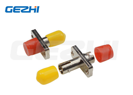 Adaptateur optique en fibre optique mono-mode SM de FC à ST métal avec faible perte d'insertion ≤ 0,2 dB et construction en alliage de zinc