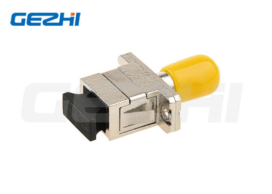 Adaptateur hybride en fibre optique SC ST Simplex mode unique avec manchon en zirconium et faible perte d'insertion pour une large plage de températures