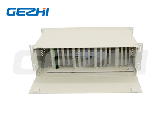 4e cadre de distribution optique 3u monture de rack 144 cœur Sc Lc Fc panneau de patch haute densité