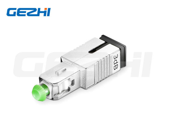 Attenuateur optique à fibre optique fixe en mode unique SC/APC de type mâle à femelle avec attenuation de 3 dB pour une puissance optique stable