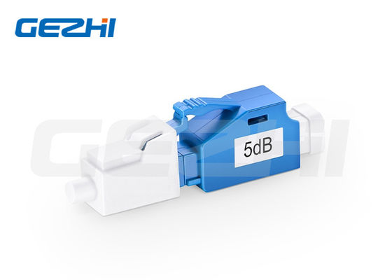 Atténuateur optique à fibre optique fixe 5dB LC/UPC monomode mâle vers femelle pour une transmission de signal stable