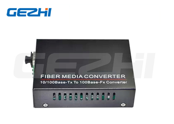 Connecteur LC Convertisseur de fibres en mode unique Netaxcess 10 / 100 Base TX à 100 Base FX Avec port SFP / Rj45