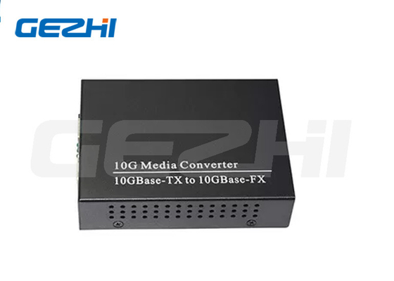 Rj45 Convertisseur de médias en fibre optique Sfp+ de cuivre à base de 10 Gb-X Fcc pour Ethernet